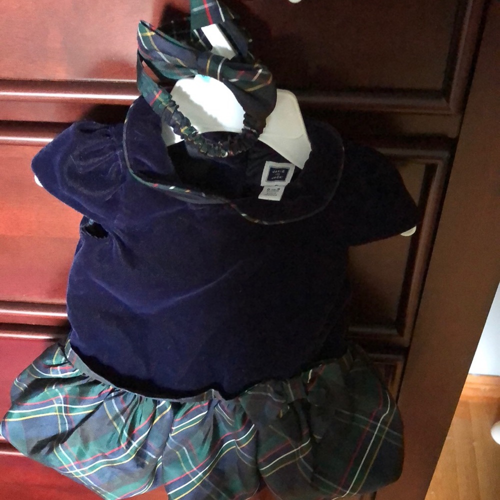 Janie and Jack dress (Christmas) 0-3 months